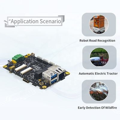 SD 1 * Micro SD eingebettete Trägerplatte für NVIDIA Jetson NANO/Xavier NX/TX2 NX Modul