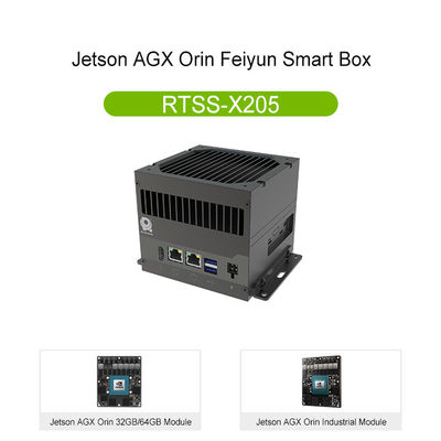 8 GMSL-Kamera-Schnittstelle Jetson AGX Orin Entwickler-Kit 32 GB RTSS-X205-GMSL mit Wärmesenk