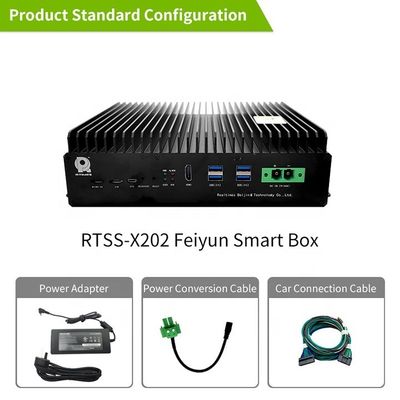 Leitungswärmeverteilung Jetson AGX Orin 32 GB Modul SATA Smart Box RTSS-X202-SATA